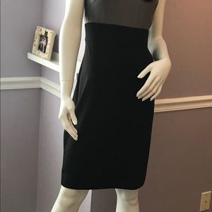 Beautiful and classy black and gray dress.